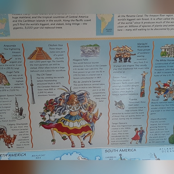 THE FUN WORLD ATLAS * 5 Fun Puzzle Maps - Picture 6 of 8